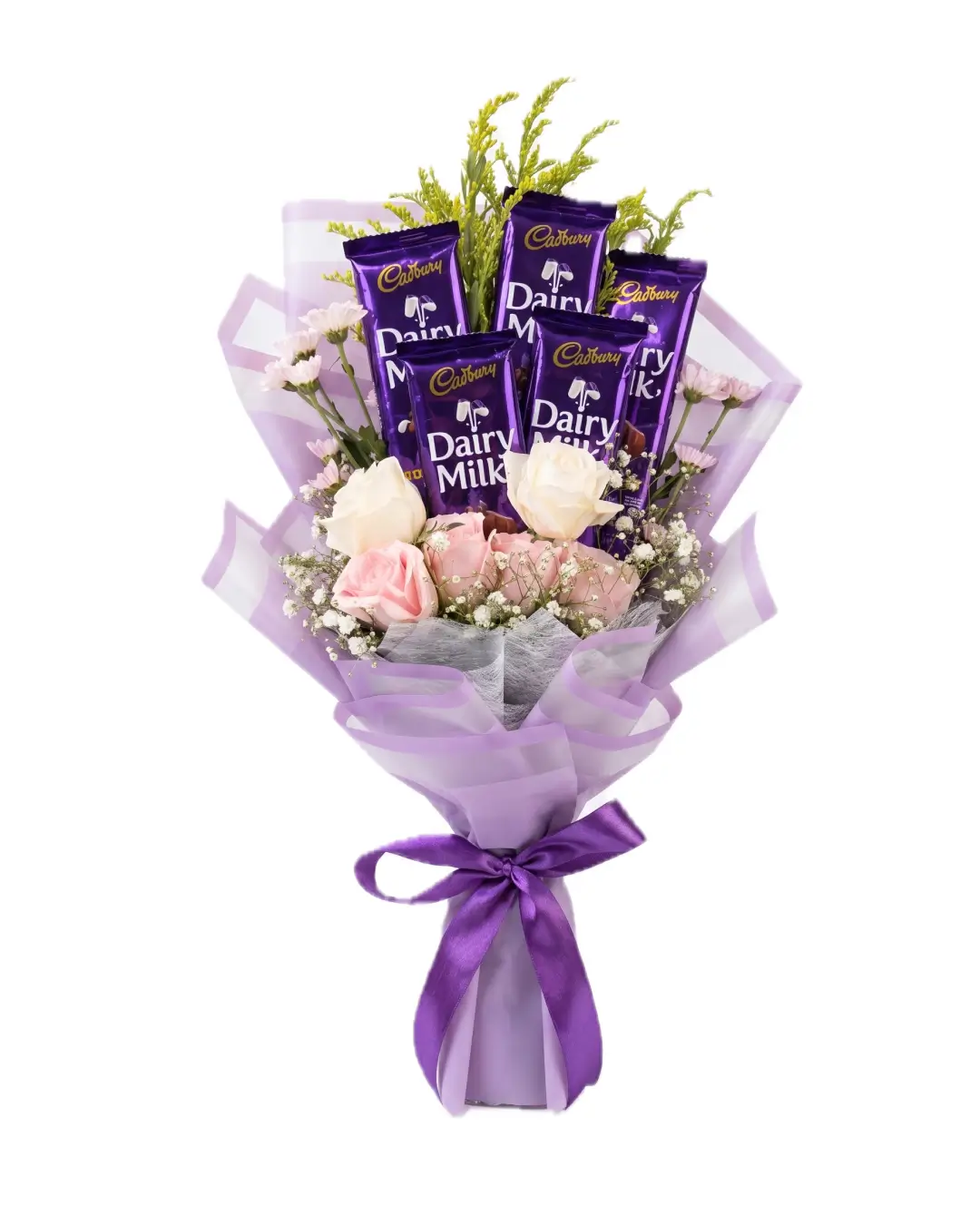 Luxury Blossom Bouquet — Elegantly Wrapped Love Gift — inside view