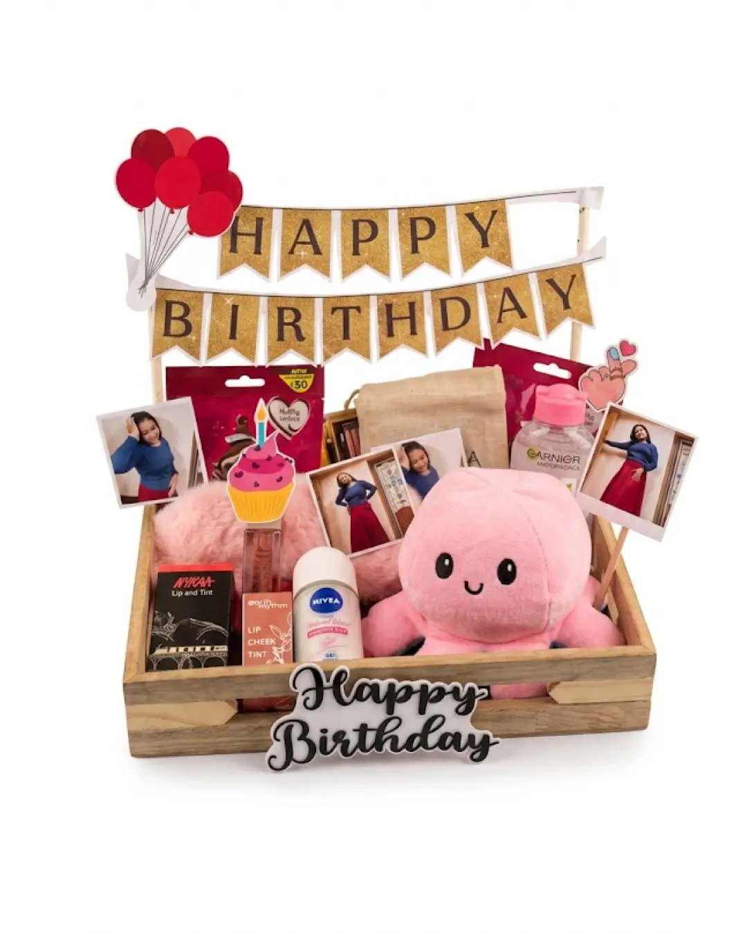 Handcrafted Surprise Gift Hamper — Birthday Special Gift — inside view