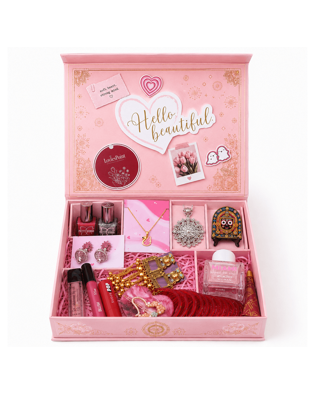Raja Special Heritage Hamper — The Hello Beautiful Edition — inside view