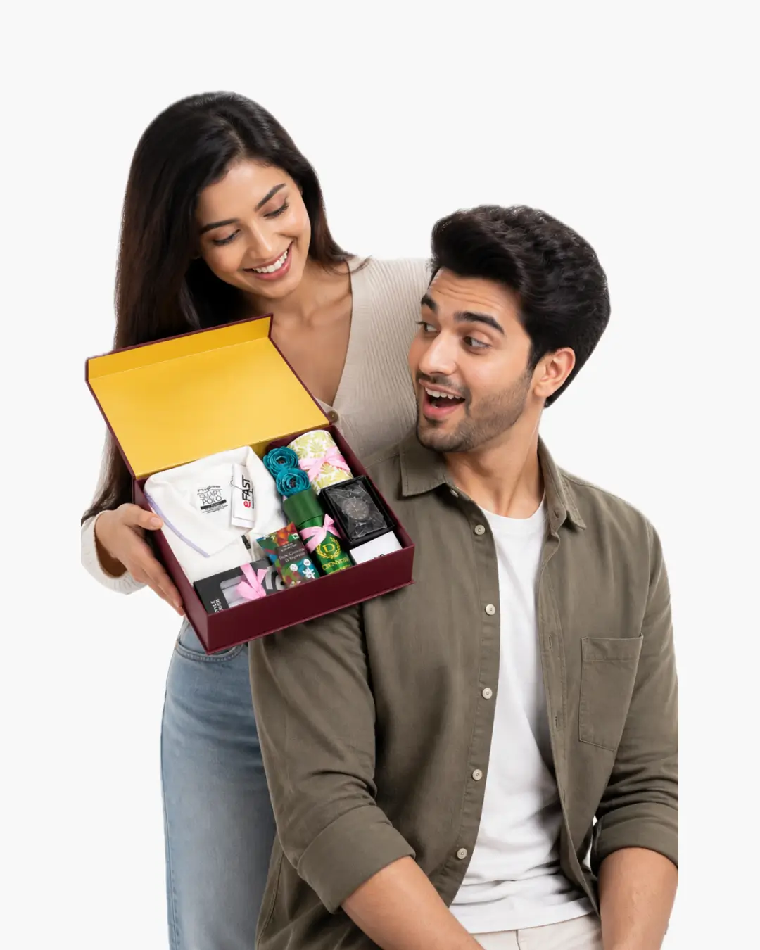 Romantic Couples Gift Box — Pure Love Celebration