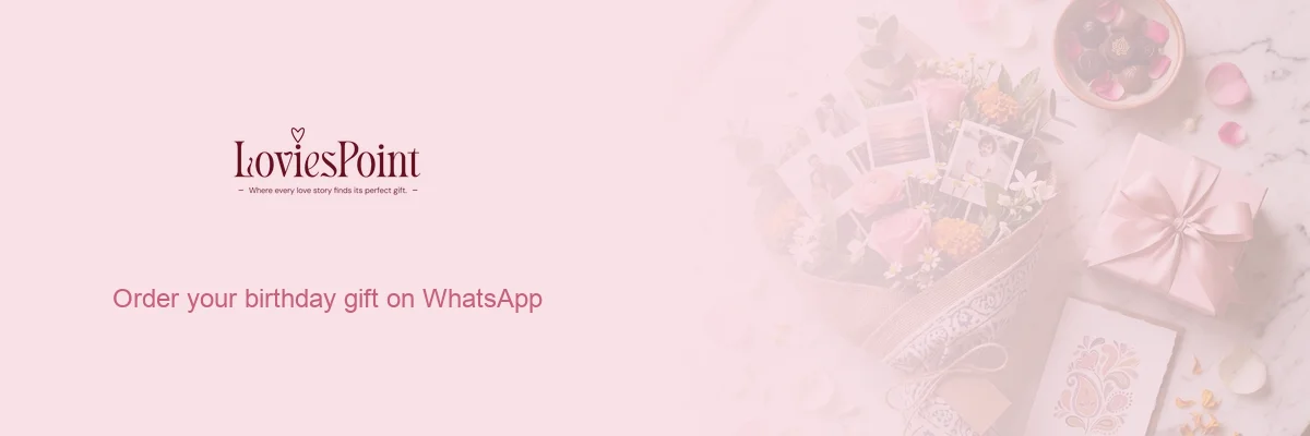 Order birthday gifts on WhatsApp